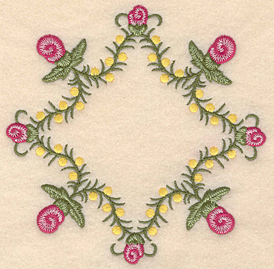 Embroidery Design: Flowers G 5.00"w X 5.00"h