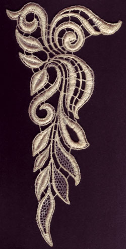 Embroidery Design: Lace 3rd Ed. Vol.4 no.064.17w X 7.84h