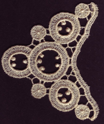 Embroidery Design: Lace 3rd Ed. Vol.2 no.452.65w X 3.05h