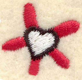 Embroidery Design: Asterisk symbol0.81w X 0.79h