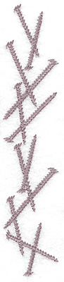 Embroidery Design: Nails vertical 7.04w X 1.48h