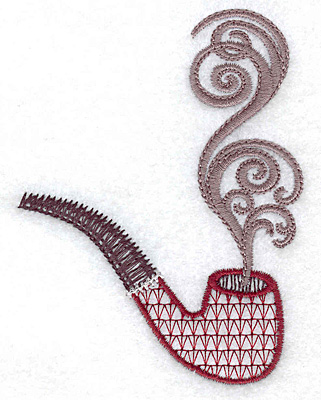 Embroidery Design: Pipe large 2.95w X 3.89h