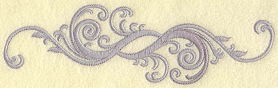 Embroidery Design: Swirls large 9.34w X 2.71h