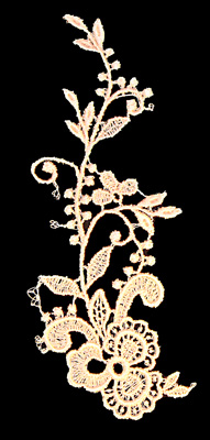 Embroidery Design: Vintage Lace Edition 6 Vol.1 AINL12A  3.05"w X 6.57"h