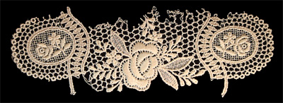 Embroidery Design: Vintage Lace Edition 6 Vol.4 AINL24A  8.64"w X 3.52"h