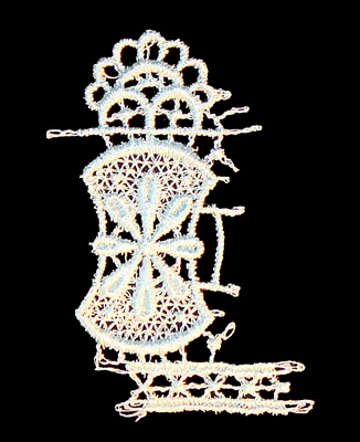 Embroidery Design: Vintage Lace Edition 6 Vol.3 AINL64A  2.11"w X 2.93"h