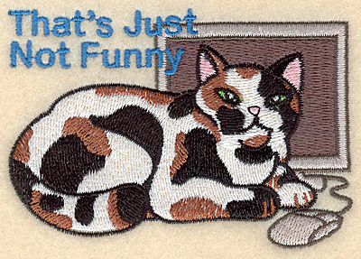 Embroidery Design: That is just not funny3.90w X 2.76h