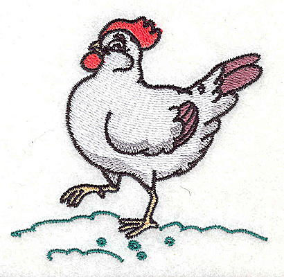 Embroidery Design: Hen 3.15w X 3.04h