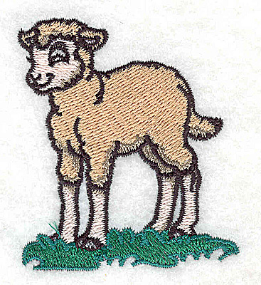 Embroidery Design: Lamb B 2.19w X 2.60h