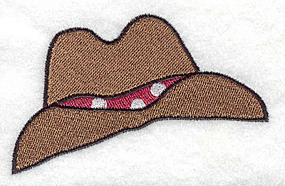 Embroidery Design: Cowboy hat large 3.57w X 2.34h