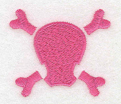 Embroidery Design: Pink Skull mini  2.01w X 1.74h