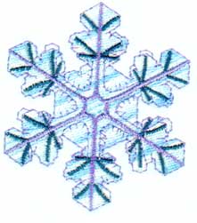 Embroidery Design: Snowflake 32.84" x 3.28"