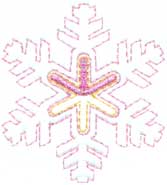Embroidery Design: Snowflake 52.28" x 2.50"