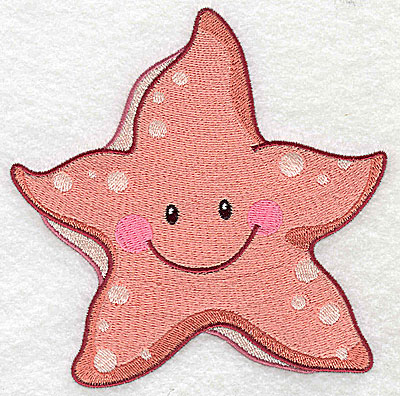 Embroidery Design: Starfish large 4.96w X 4.95h