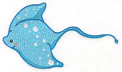 Embroidery Design: Stingray large 4.98w X 2.88h