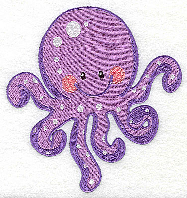 Embroidery Design: Octopus large 4.62w X 4.89h