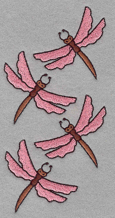 Embroidery Design: Dragonfly collection  5.64"h x 2.77"w