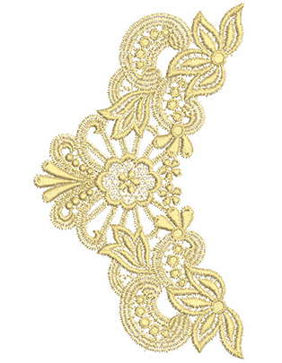 Embroidery Design: Lace from the Vault 6 Design 6 7.87w X 4.67h