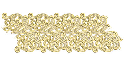 Embroidery Design: Lace from the Vault 6 Design 8 3.33w X 10.1h