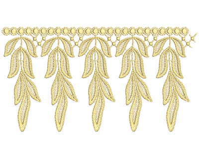Embroidery Design: Lace from the Vault 11 Design 2 6.14w X 11.41h