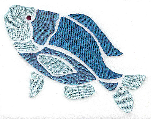 Embroidery Design: Fish large 4.94w X 3.71h