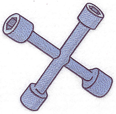 Embroidery Design: Tire iron large 4.91w X 4.84h