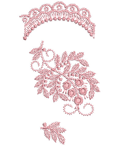 Embroidery Design: Heirloom From The Vault 3 Design 10 4.44w X 2.5h