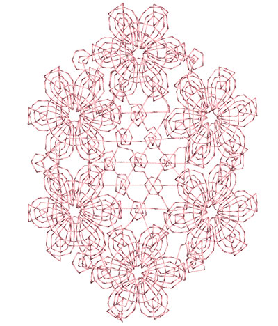 Embroidery Design: Heirloom From The Vault 9 Design 8 4.31w X 3.09h