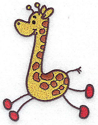 Embroidery Design: Giraffe 2.96w X 3.90h