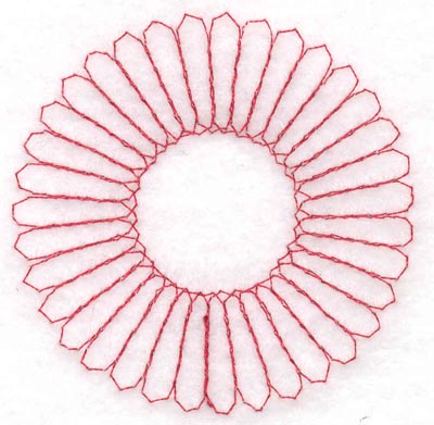 Embroidery Design: Spiral stitch one hundred twenty2.52w X 2.55h