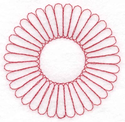 Embroidery Design: Spiral stitch one hundred twenty one3.90w X 3.90