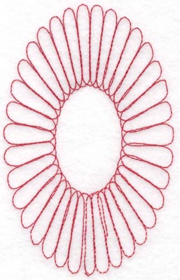 Embroidery Design: Spiral stitch one hundred twenty two4.00w X 6.48h