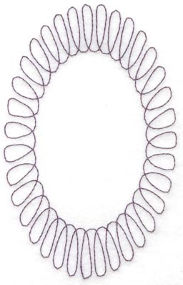 Embroidery Design: Spiral stitch one hundred twenty eight3.99w X 6.50h