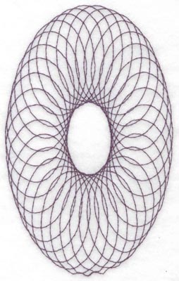 Embroidery Design: Spiral stitch one hundred thirty seven3.99w X 6.48h