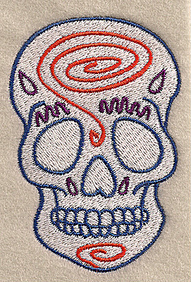 Embroidery Design: Skull G 2.37w X 3.51h