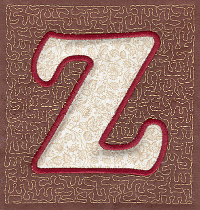 Embroidery Design: Z Stipple A3.94w X 3.82h