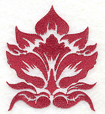 Embroidery Design: Stencil Flower B without swirls 3.00w X 3.50h
