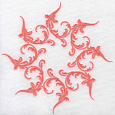 Embroidery Design: Swirl element 1B 7.64w X 7.64h