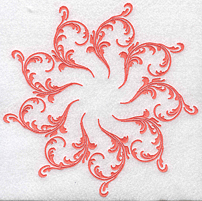Embroidery Design: Swirl element 1C 7.67w X 7.74h