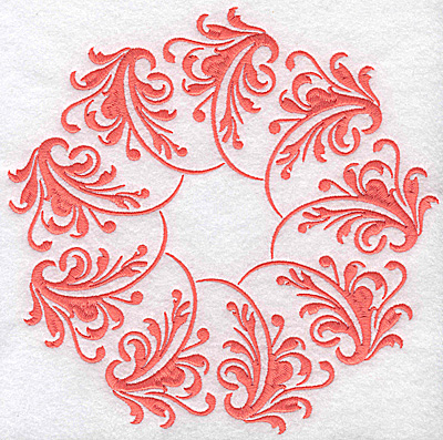 Embroidery Design: Swirl element 6B 7.75w X 7.73h