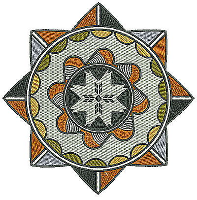 Embroidery Design: Southwest shape 1 6.01w X 6.02h
