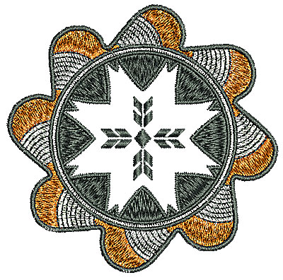 Embroidery Design: Southwest shape 2 3.24w X 3.20h