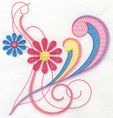 Embroidery Design: Swirls galore large 6.15w X 6.61h