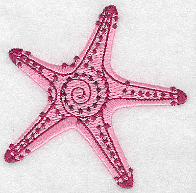 Embroidery Design: Starfish 3.87w X 3.85h