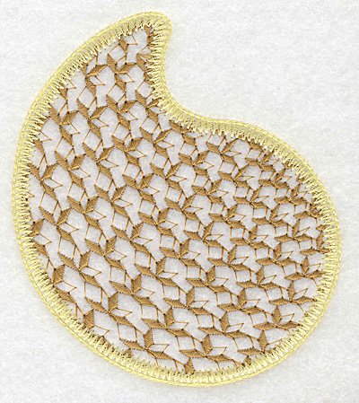 Embroidery Design: Paisley large 3.99w X 4.54h