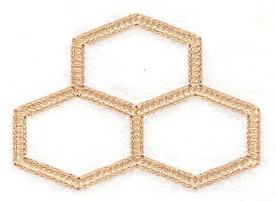 Embroidery Design: Honeycomb C 3.29w X 2.37h