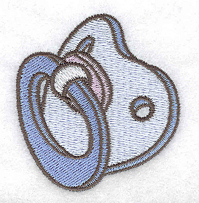 Embroidery Design: Pacifier boy large 2.28w X 2.47h