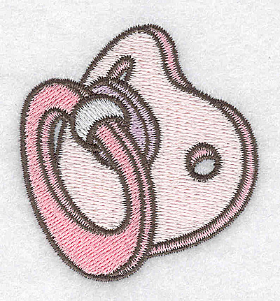 Embroidery Design: Pacifier girl large 2.28w X 2.47h