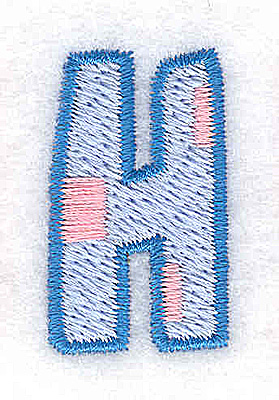 Embroidery Design: H small 0.74w X 1.27h
