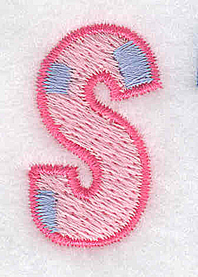 Embroidery Design: S small 0.76w X 1.28h